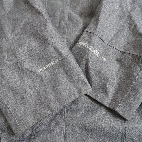 Eddie Bauer Womens Weatheredge Hooded Parka Trench Coat Size 3X Gray Long Sleeve - Picture 2 of 14